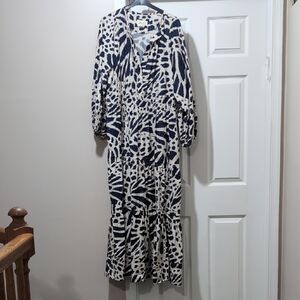 Anthropologie Somerset Long Sleeve Maxi Dress